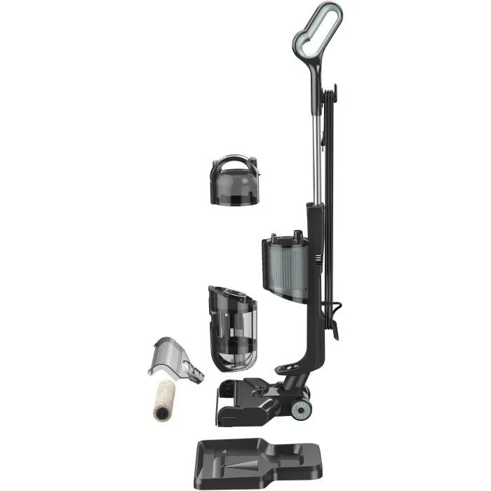 Livoo Aspirateur Balai Laveur Filaire CLEAN'UP DOH143, 600 W, Aspiration 15 kPa, 2 Réservoirs, 2 en 1 Aspire et Lave, Fonction Autonettoyante, Câble 5 m, Gris Livoo Aspirateur Balai Laveur Filaire CLEAN'UP DOH143, 600 W, Aspiration 15 kPa, 2 Réservoirs, 2 en 1 Aspire et Lave, Fonction Autonettoyante, Câble 5 m, Gris