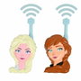 LEXIBOOK Talkie-Walkies 3D La Reine des Neiges