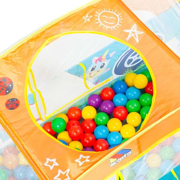 Molto Parc de balles pour enfants avec voiture et 25 balles incluses, tapis de jeu en tissu et plastique Molto Parc de balles pour enfants avec voiture et 25 balles incluses, tapis de jeu en tissu et plastique
