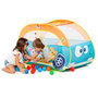 Molto Parc de balles pour enfants avec voiture et 25 balles incluses, tapis de jeu en tissu et plastique