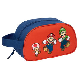 SAFTA Nécessaire de voyage Mamma Mia Super Mario Bros, adaptable aux poussettes et porte-bébés, 26 x 12 x 15 cm, avec poignée latérale
