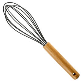 Day Batteur en silicone gris et bambou 26 cm