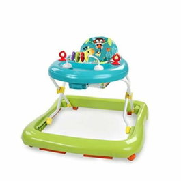 Bright Starts Trotteur Giggling Safari Pliable - Bleu, Vert