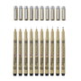 Sakura Pigma Micron Étui de 10 stylos à pointe fine noirs