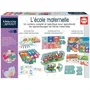 Educa EDUCA - Kit École Maternelle - Aca - Ensemble d'Activités Éducatives avec Coloriage, Puzzle, Dominos et Jeux de Société - 3 Niveaux de Difficulté