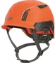 Abus SPECTOR - Casque de protection industriel Premium orange pour travaux - Système de réglage EasyFlex, ventilation optimale, coque ABS/EPS, fixation accessoires