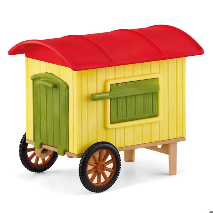 Schleich 42572 Figurine Poulailler Mobile Farm World - Jouet pour Enfants à Partir de 5 Ans