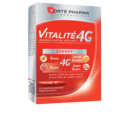 Forté Pharma VITALITÉ 4 energy 20 viales complément alimentaire ginseng guarana gingembre gélée royale acérola