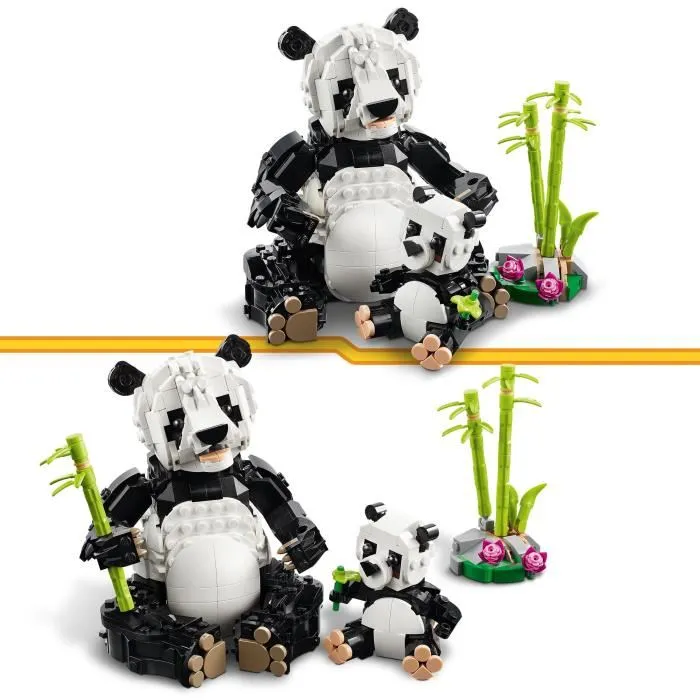 Lego 31165 LEGO Creator 3-en-1 : Animaux Sauvages - Famille de Pandas, Orques ou Manchots - 626 Pièces - Jeu de Construction Créatif - Enfants Dès 8 Ans Lego 31165 LEGO Creator 3-en-1 : Animaux Sauvages - Famille de Pandas, Orques ou Manchots - 626 Pièces - Jeu de Construction Créatif - Enfants Dès 8 Ans
