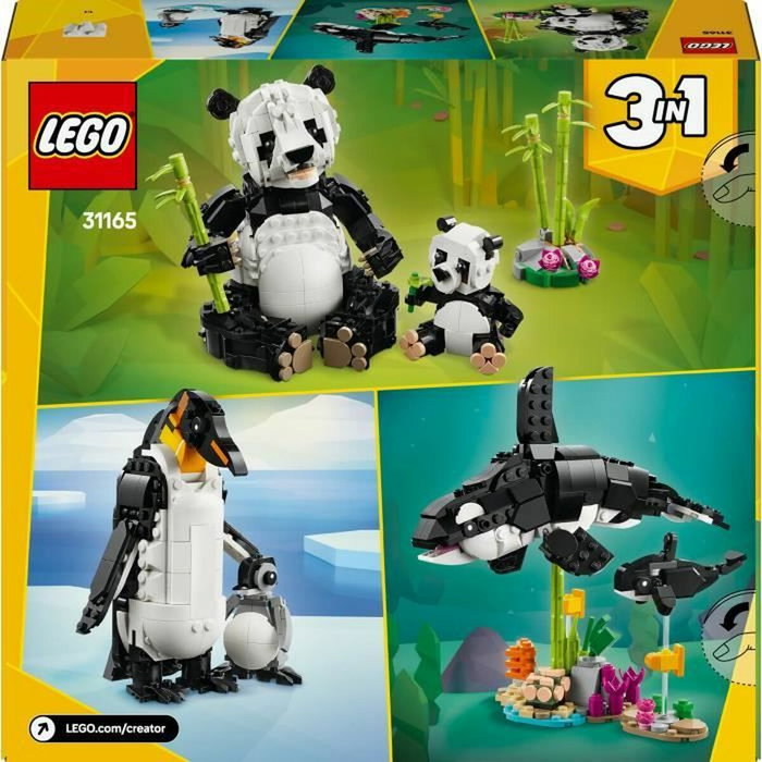 LEGO Creator 31165 Animaux sauvages : la famille de pandas
