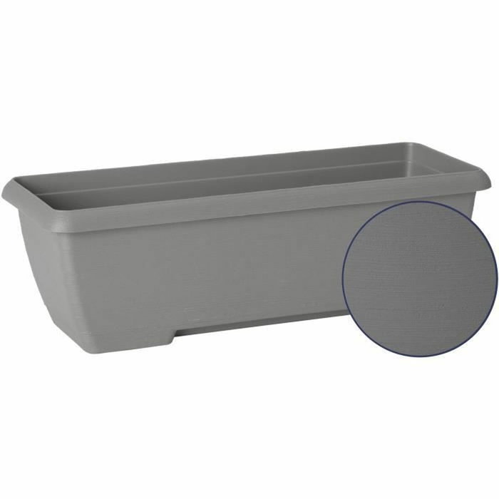 Garden ID Jardinière Teramo 60 cm Anthracite foncé