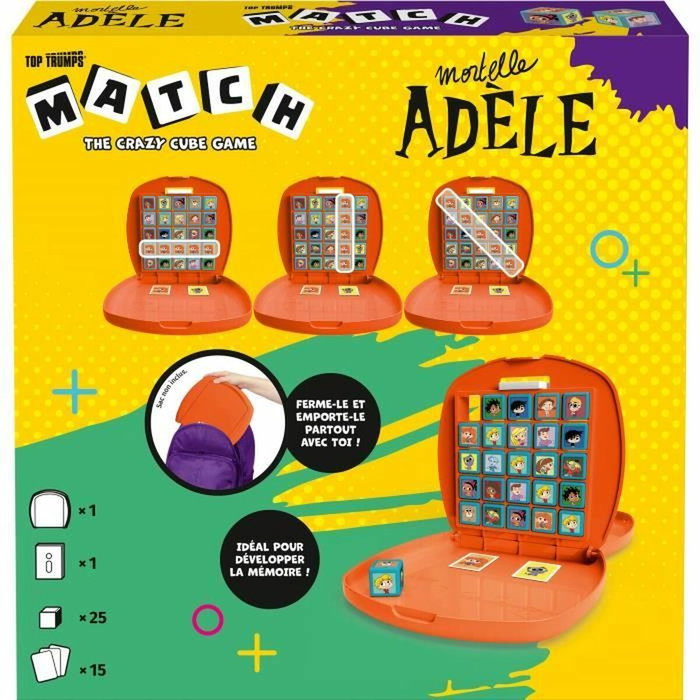 Winning Moves Match Mortelle Adèle - Jeu de société de stratégie