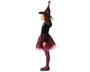 atosa Déguisement de sorcière court fuchsia avec chapeau pour fille