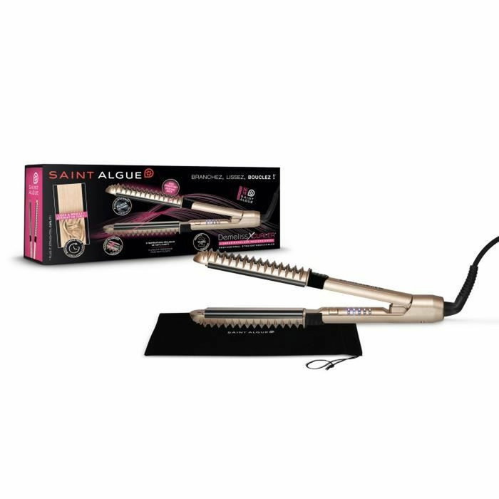 Saint Algue XCURLER Lisseur Boucleur 2 en 1 Doré Saint Algue XCURLER Lisseur Boucleur 2 en 1 Doré