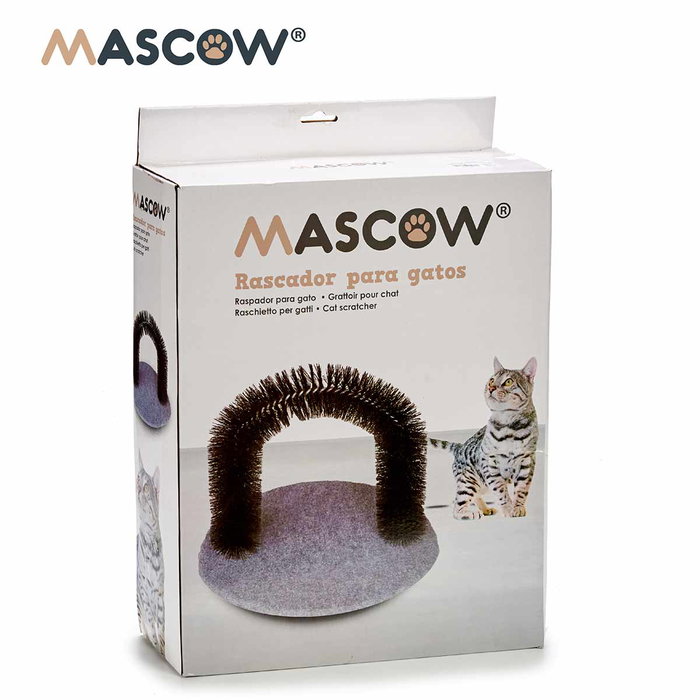 MASCOW Griffoir Rond pour Chats Gris MASCOW Griffoir Rond pour Chats Gris