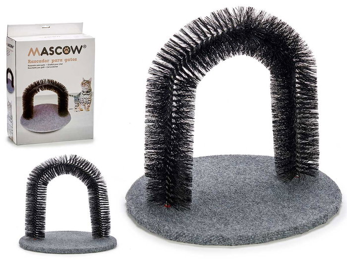 MASCOW Griffoir Rond pour Chats Gris MASCOW Griffoir Rond pour Chats Gris