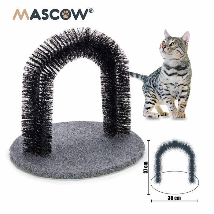 MASCOW Griffoir Rond pour Chats Gris MASCOW Griffoir Rond pour Chats Gris