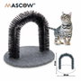 MASCOW Griffoir Rond pour Chats Gris