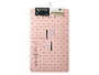 Kinvara Tapis de Cuisine 50x80 cm Antidérapant Tissu Polyester TPE Rose et Noir (Set de 24)