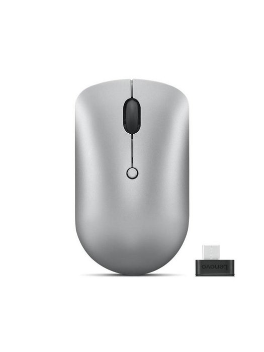 Lenovo Souris sans Fil Compacte USB-C 540 (Gris Nuage) - DPI Réglable 2400, Autonomie 18 Mois, Pour Ultrabook Windows/Chrome OS