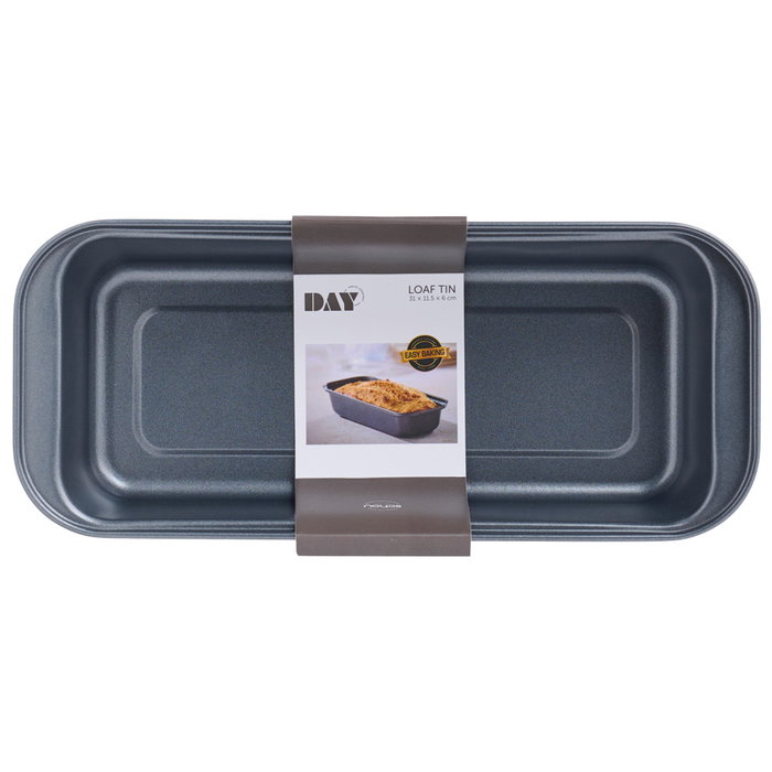 Day Moule rectangulaire 31x11,5 cm en acier carbónico gris