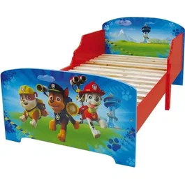 Fun House Lit PAT PATROUILLE avec lattes pour enfant 70 x 140 cm