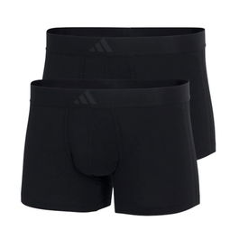 Boxer pour homme Adidas Low Rise 3 Stripes Active Noir 2 Unités