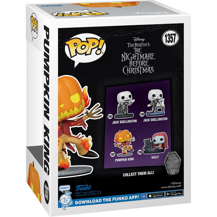 FUNKO Figura POP Disney Pesadilla Antes de Navidad 30th Anniversary Pumpkin King