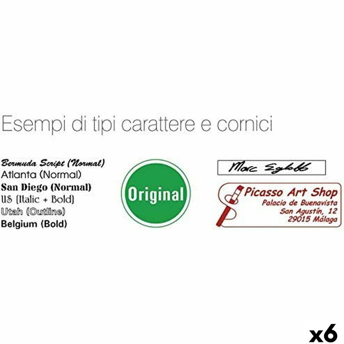 Timbre Brother Noir (6 Unités)