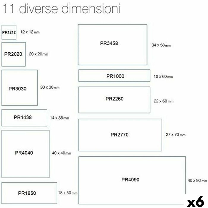 Timbre Brother Noir (6 Unités)