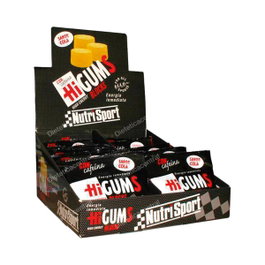 NUTRISPORT HiGums saveur cola avec caféine, présentoir de 20 sachets
