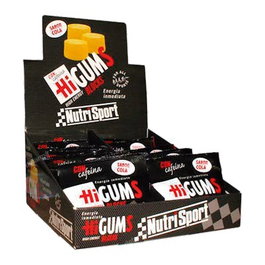 Nutrisport Higums saveur cola avec caféine, présentoir de 20 sachets