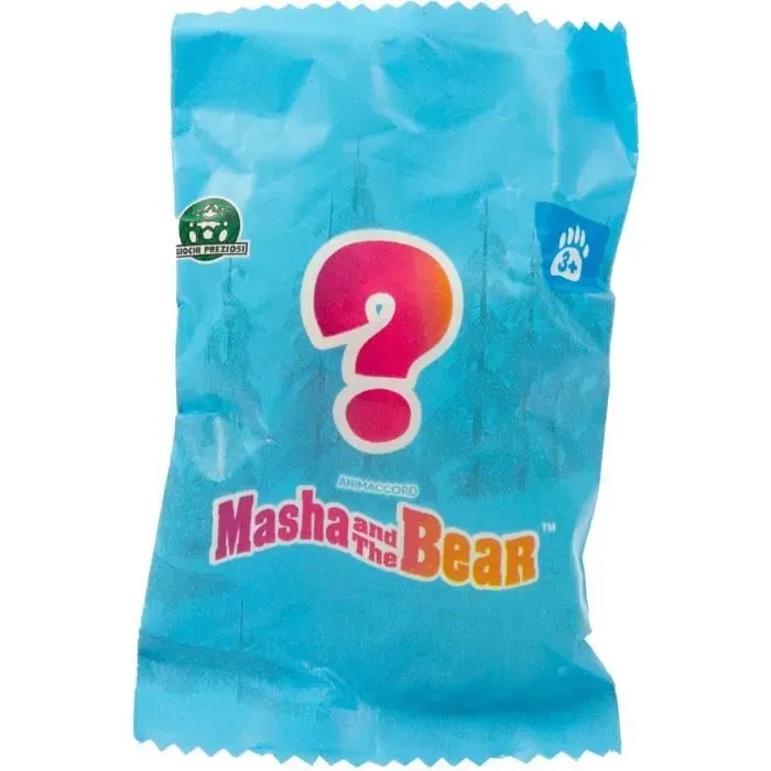 Masha And The Bear Figurines - Coffret de 7 figurines Masha et ses amis dont 1 surprise luminescente - 5 a 7 cm - Jouet pour enfant a partir de 3 ans - Ref MHA31