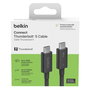 Belkin Câble Thunderbolt 5 1m 80Gbps 240W INZ005hq1MBK Noir