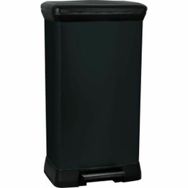 Curver Poubelle à Pédale 50 L Noir