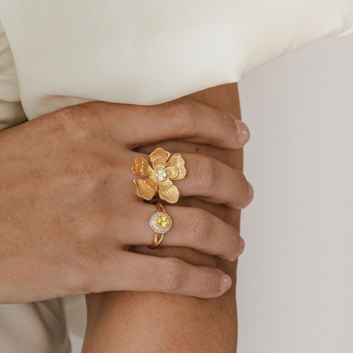 Bague Femme 24KAE 124154Y/56 Doré 16