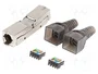 LANBERG Connecteur RJ45 Cat 6a Argent