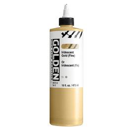 Golden Peinture Acrylique High Flow Or Iridescent (fin) 473 ml