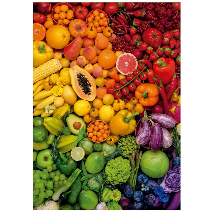 Educa Puzzle Adulte 1000 Pièces Vitamines de Couleurs 68x48 cm avec Colle pour Encadrement Réf. 20178 Educa Puzzle Adulte 1000 Pièces Vitamines de Couleurs 68x48 cm avec Colle pour Encadrement Réf. 20178