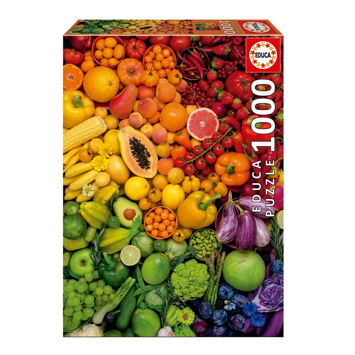 Educa Puzzle Adulte 1000 Pièces Vitamines de Couleurs 68x48 cm avec Colle pour Encadrement Réf. 20178 Educa Puzzle Adulte 1000 Pièces Vitamines de Couleurs 68x48 cm avec Colle pour Encadrement Réf. 20178