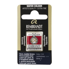 Rembrandt Aquarelle en Pastille Laque Granza Permanent Pardo 324
