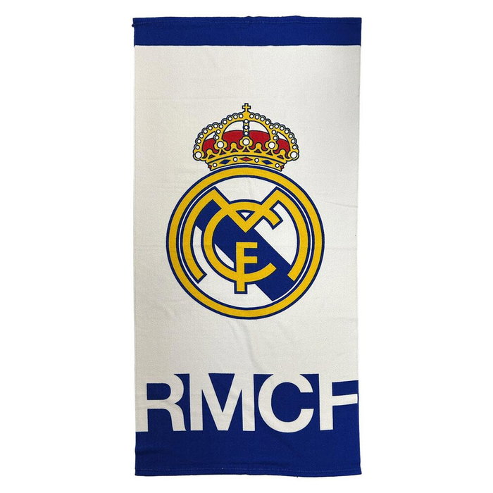 Cerdá Serviette de plage Real Madrid C.F. Bleu