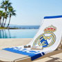 Cerdá Serviette de plage Real Madrid C.F. Bleu