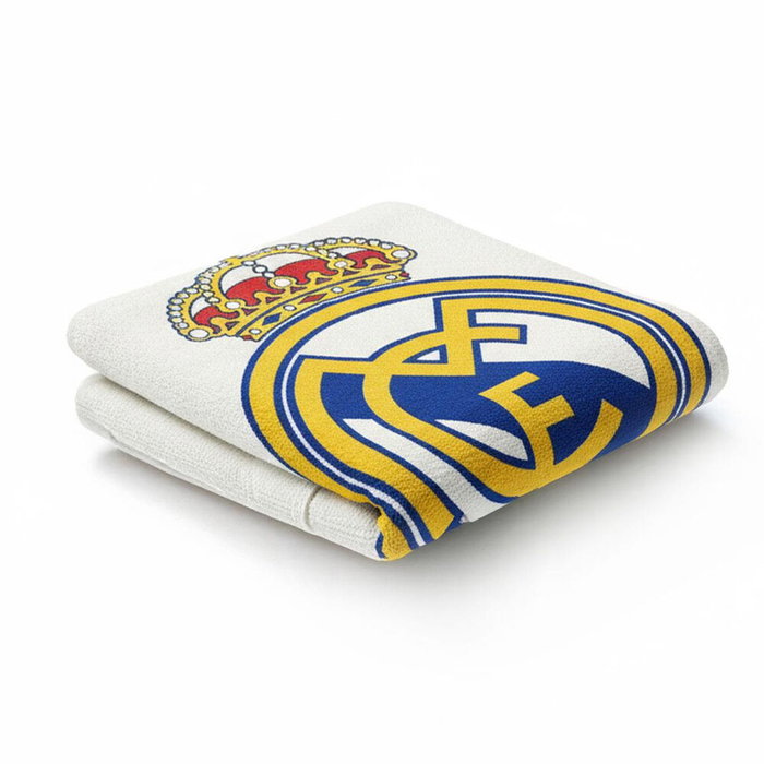 Cerdá Serviette de plage Real Madrid C.F. Bleu