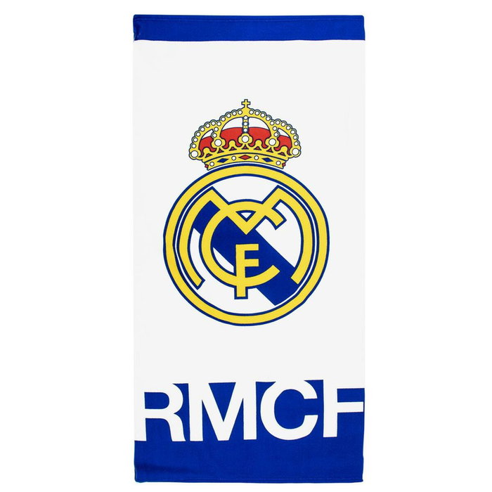 Cerdá Serviette de plage Real Madrid C.F. Bleu
