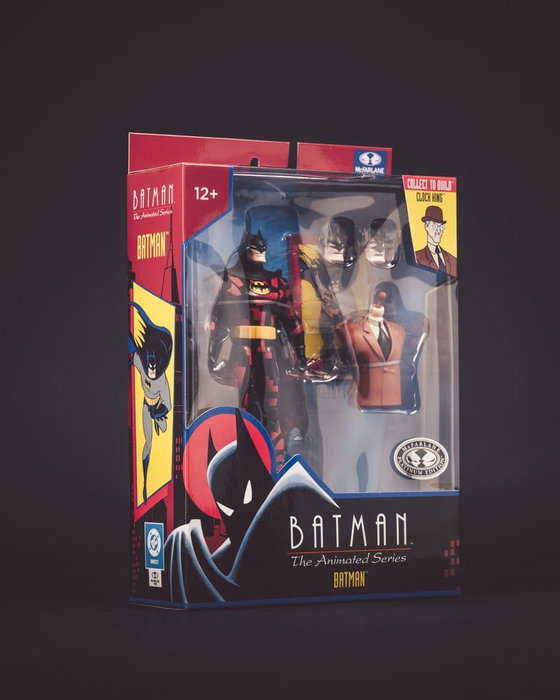 McFarlane Toys Batman : The Animated Series Build-A Wave 7 Batman (Expressions Alternatives) Platinum Edition 15 cm McFarlane Toys Batman : The Animated Series Build-A Wave 7 Batman (Expressions Alternatives) Platinum Edition 15 cm