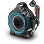 Gardena Move Dévidoir Portable Prêt à l'Emploi avec Tuyau 10 m Ø 8,5 mm + Raccordement 1,5 m + Pistolet-Arrosoir