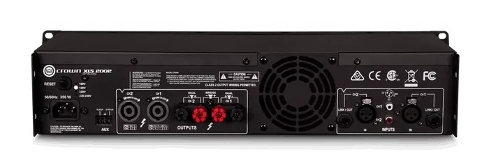 Crown XLS 2002 Amplificateur Classe D DriveCore 2000W DSP PeakX XLR RCA