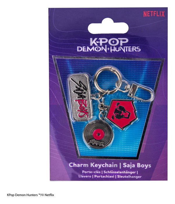 Cinereplicas Porte-clés à breloques Saja Boys KPop Demon Hunters
