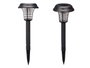 Ibergarden Balise Antimoustique Zapper 13 x 46 x 13 cm Noire Plastique Piles AA Incluses (Set de 6)
